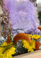 Resin Wedding Invite